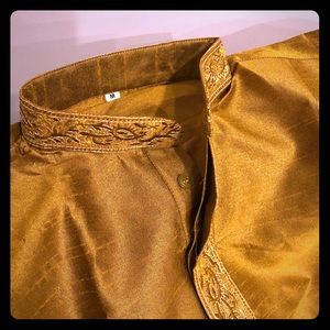 Indian Gold Kurta M